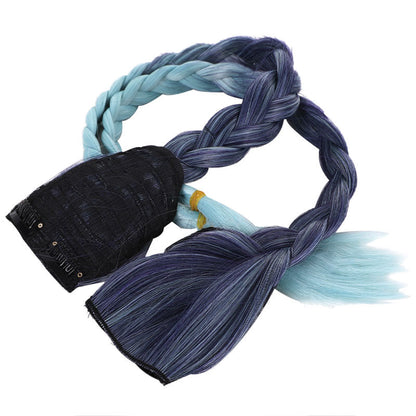 Genshin Impact Yun Jin Long Dark Purple Cosplay Wigs