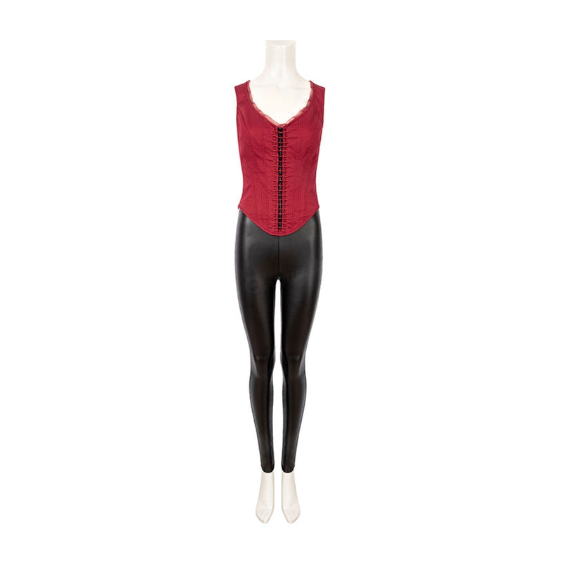 Captain America Civil War Scarlet Witch Wanda Maximoff Cosplay Costume