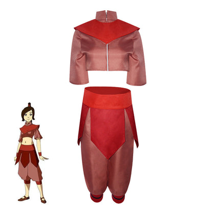 Anime Avatar: The Last Airbender Ty Lee Outfit Cosplay Costumes