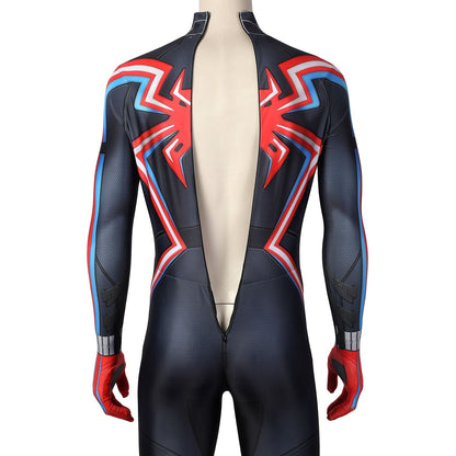 Spider-Man Miles Morales 2099 Suit Male Hoodie Jumpsuit Cosplay Costumes