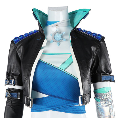 Marvel Rivals Luna Snow Seol Hee Full Set Cosplay Costumes