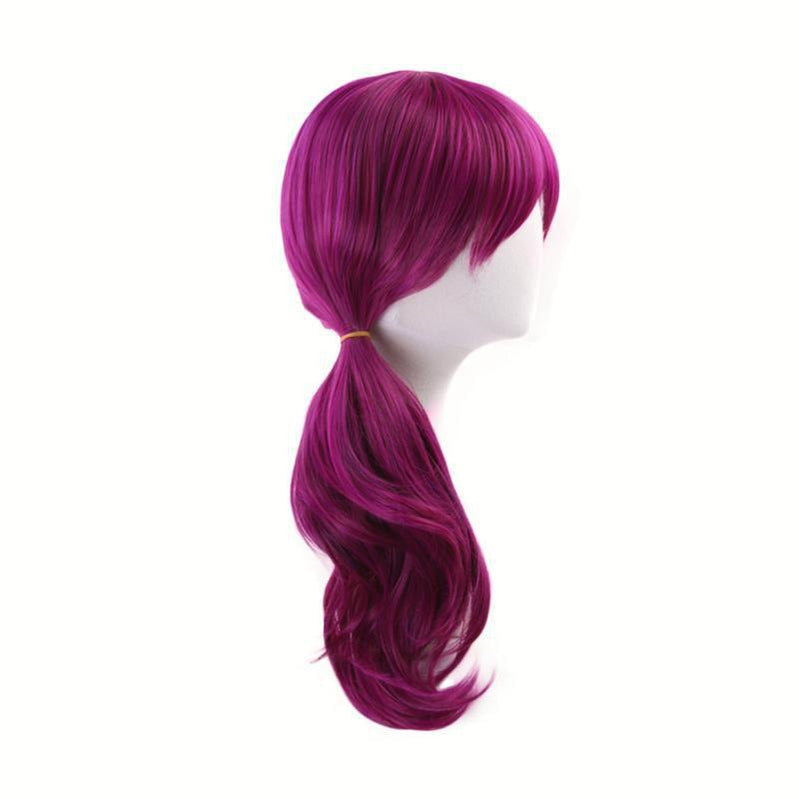 LOL KDA Evelynn Long Braid Hotpink Cosplay Wigs