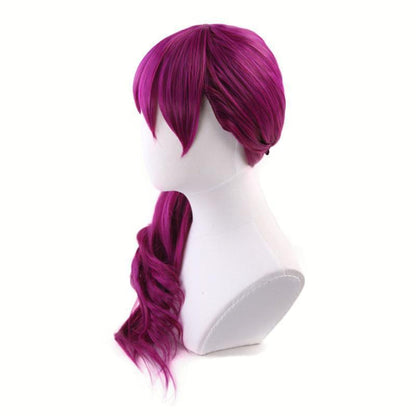 LOL KDA Evelynn Long Braid Hotpink Cosplay Wigs