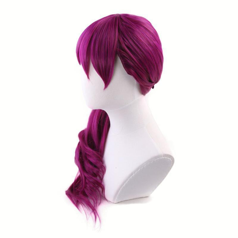 LOL KDA Evelynn Long Braid Hotpink Cosplay Wigs