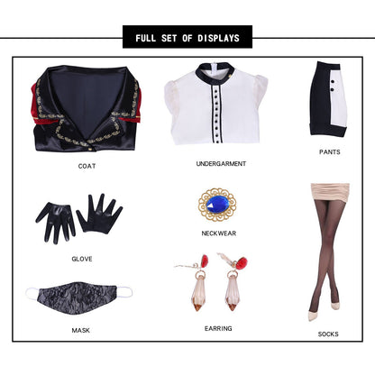omgcos BanG Dream Togawa Sakiko Yahata Umiri Wakaba Mutsumi Cosplay Costume