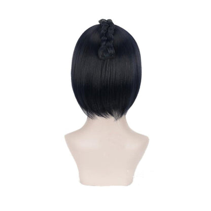 JoJo's Bizarre Adventure Golden Wind Bruno Bucciarati Short Black Cosplay Wigs