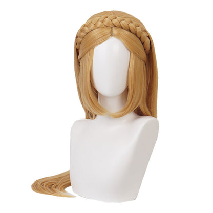 The Legend of Zelda Breath of the Wild Princess Zelda Long Blonde Cosplay Wigs