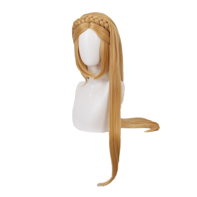 The Legend of Zelda Breath of the Wild Princess Zelda Long Blonde Cosplay Wigs