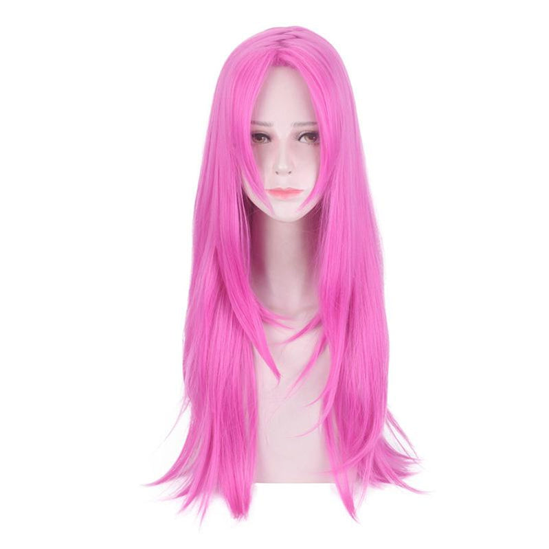JoJo's Bizarre Adventure Golden Wind Diavolo Long Pink Cosplay Wigs