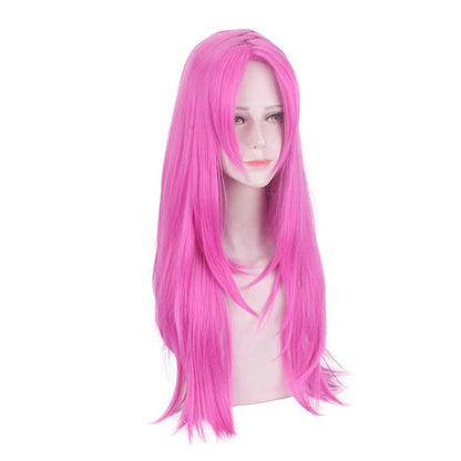 JoJo's Bizarre Adventure Golden Wind Diavolo Long Pink Cosplay Wigs