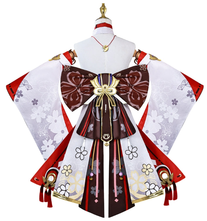 Genshin Impact Guuji Yae Miko Cosplay Costume