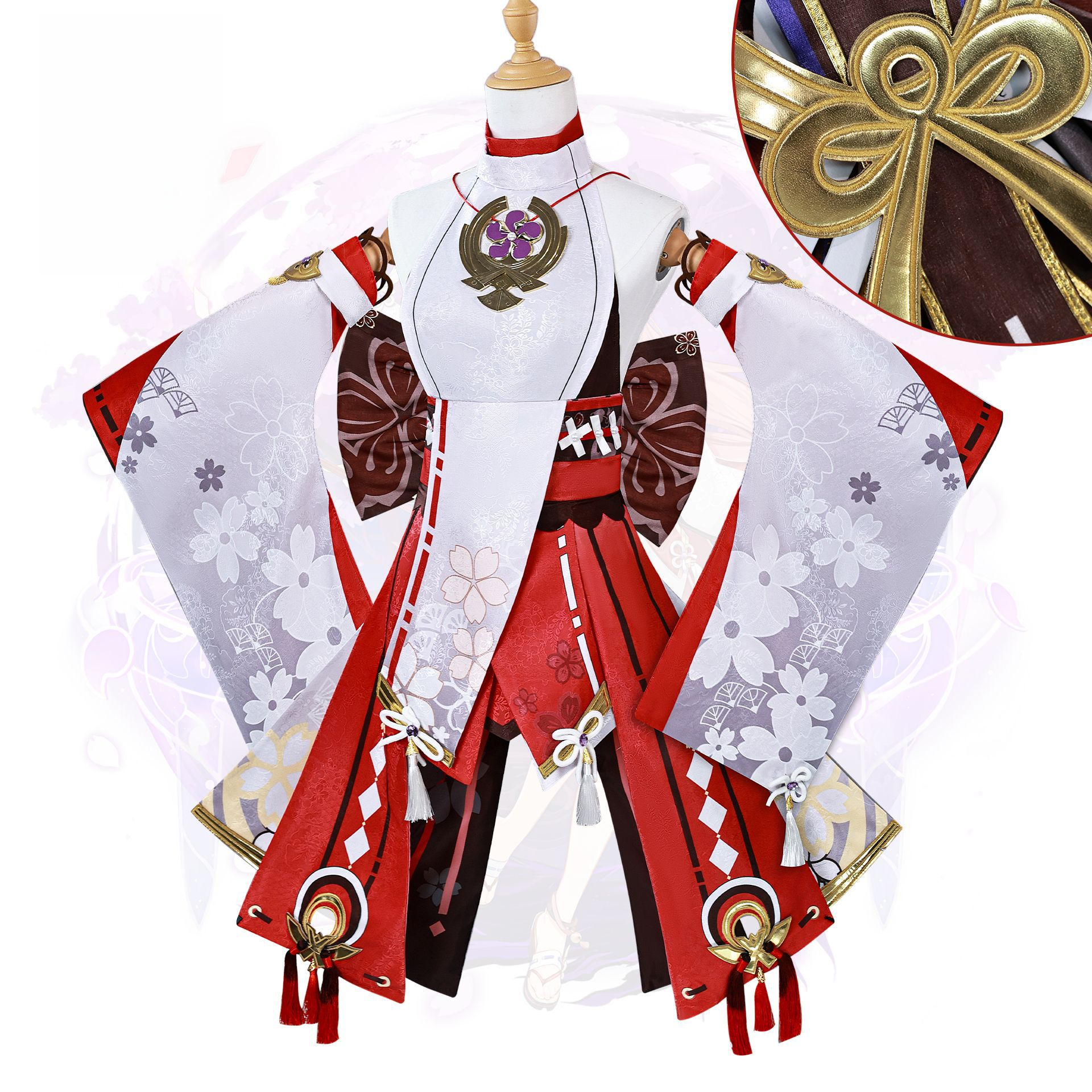 Genshin Impact Guuji Yae Miko Cosplay Costume