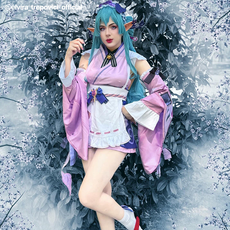 Genshin Impact Yumemizuki Mizuki Cosplay Costume