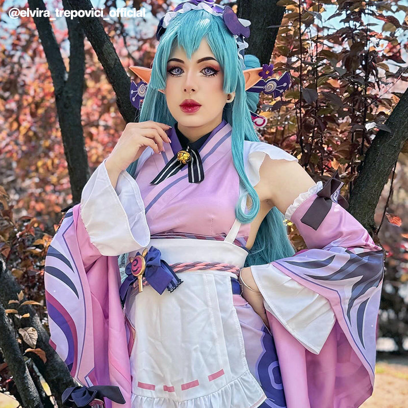 Genshin Impact Yumemizuki Mizuki Cosplay Costume