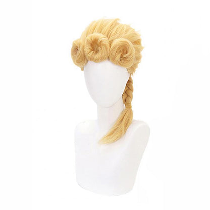 JoJo's Bizarre Adventure Golden Wind Giorno Giovanna Long Blond Cosplay Wigs