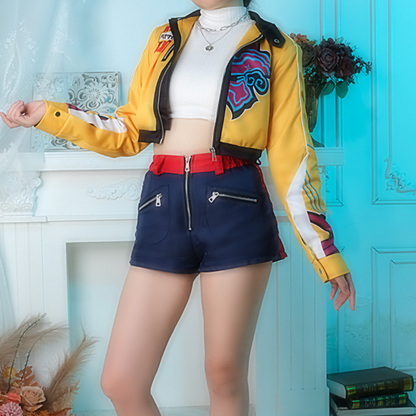 In Stock Kpop Girl Rumi Cosplay Costume - High-Quality & Complete Set (S-XXXL)