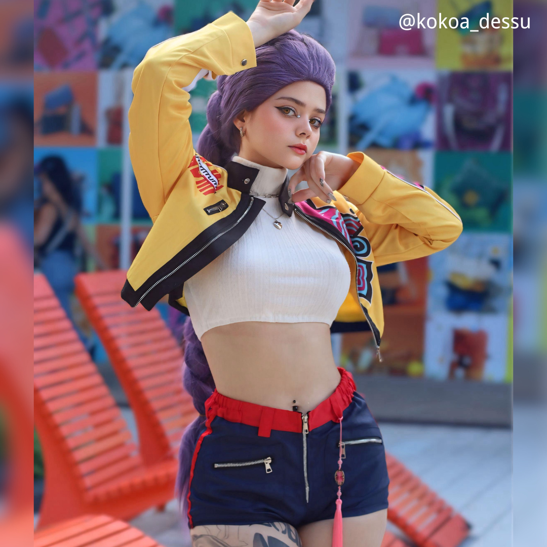 In Stock Kpop Girl Rumi Cosplay Costume - High-Quality & Complete Set (S-XXXL)