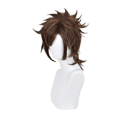 JoJo's Bizarre Adventure Battle Tendency Joseph Joestar Brown Cosplay Wigs