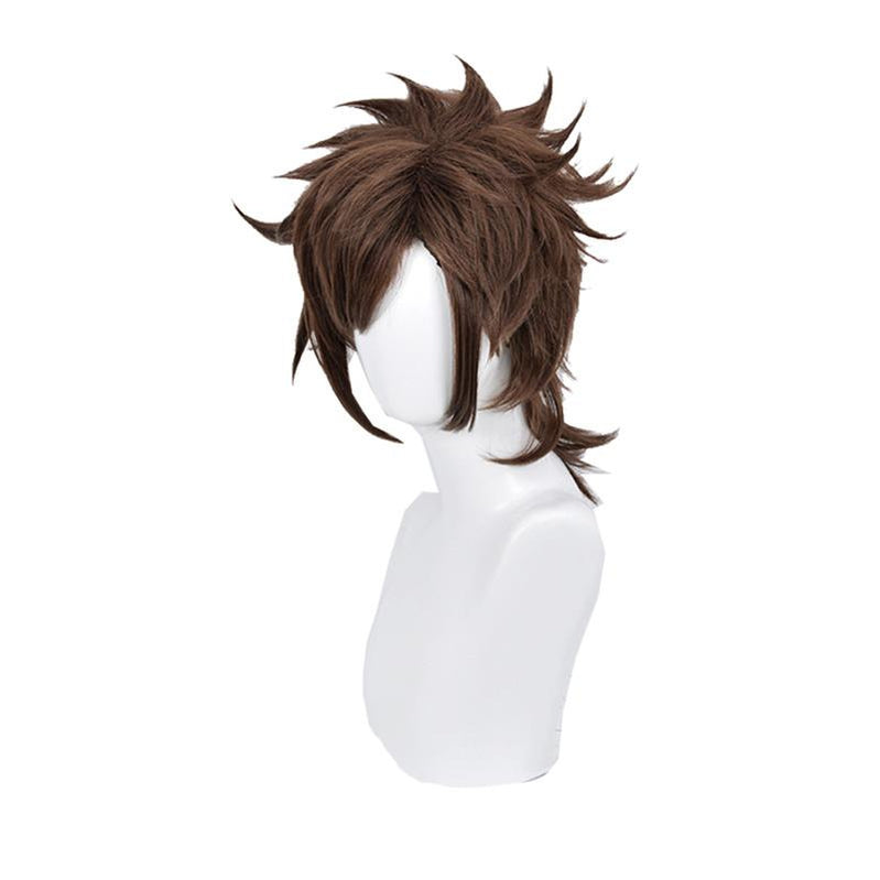 JoJo's Bizarre Adventure Battle Tendency Joseph Joestar Brown Cosplay Wigs
