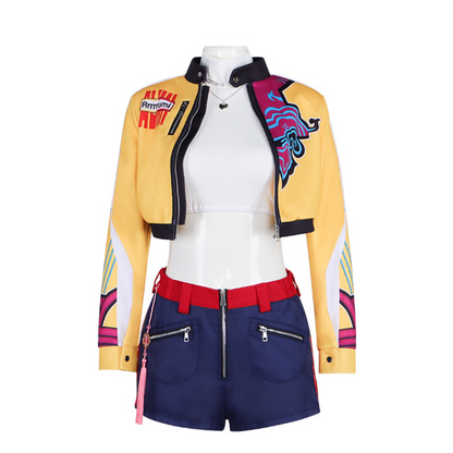 In Stock Kpop Girl Rumi Cosplay Costume - High-Quality & Complete Set (S-XXXL)