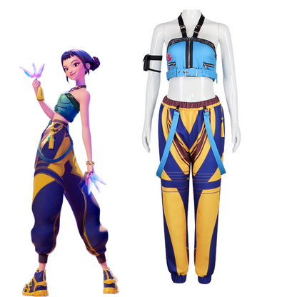 In Stock Kpop Girl ZOEY Cosplay Costume - Air Layer Fabric, Complete Set (S-XXXL)