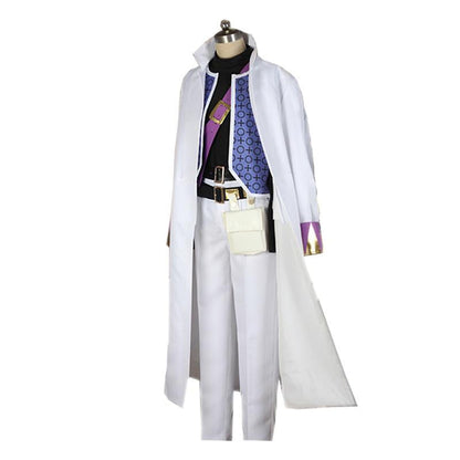 JoJo's Bizarre Adventure Diamond is Unbreakable Kujo Jotaro Cosplay Costume with Hat