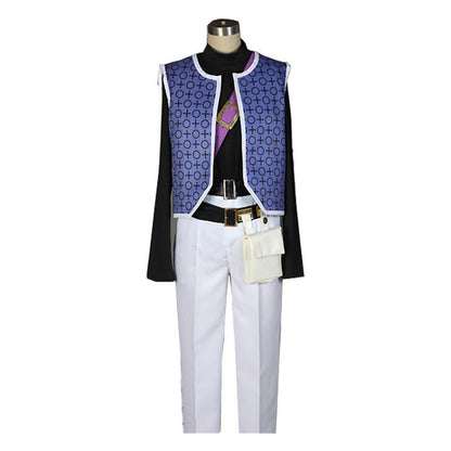 JoJo's Bizarre Adventure Diamond is Unbreakable Kujo Jotaro Cosplay Costume with Hat