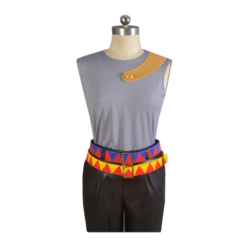 JoJo's Bizarre Adventure Kujo Jotaro Cosplay Costume with Hat