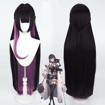omgcos Goddess of Victory: Nikke Mihara Mixed Purple Cosplay Wig