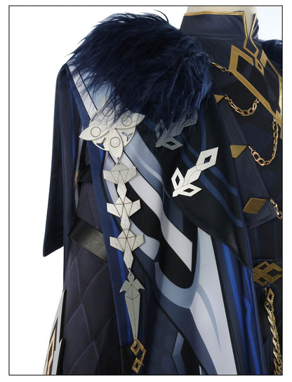 Game Genshin Impact Fatui The Captain Capitano Cosplay Costumes