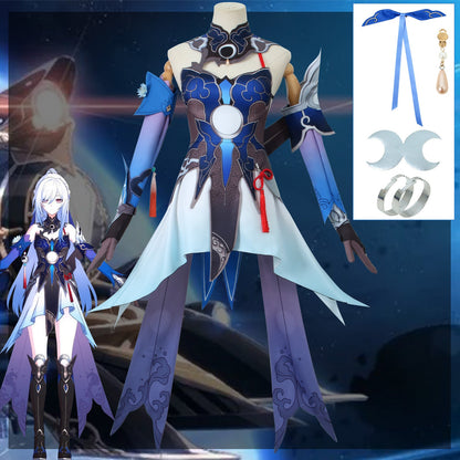 Game Honkai: Star Rail Jingliu Dress Fullset Cosplay Costumes