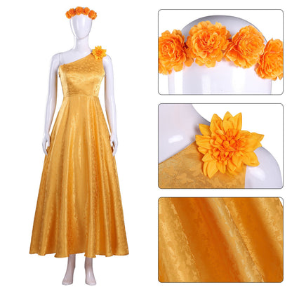 Zoo 2 Non-Mammalians Rise Judy Hopps Yellow Dress Cosplay Costumes