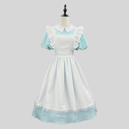 Classic Maid Outfit Long Dress Plus Size Crossdress Cosplay Costume
