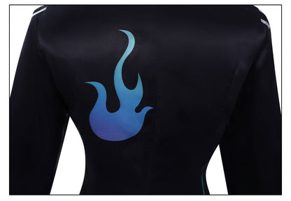 Identity V Antiquarian Qi Shiyi Blue Flame Cheongsam Cosplay Costumes