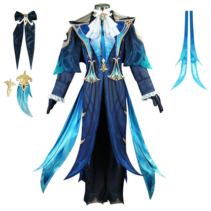 Genshin Impact Fontaine Judge Neuvillette Fullset Cosplay Costumes