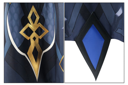 Game Genshin Impact Fatui The Captain Capitano Cosplay Costumes