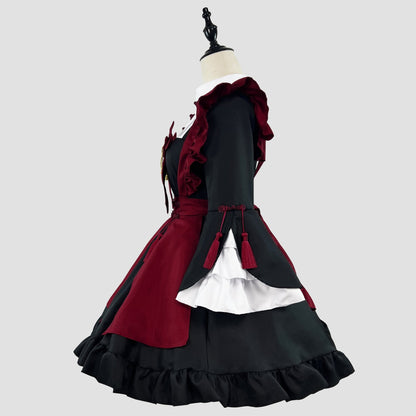 Chinese New Year Spring Festival Maid Outfit Plus Cosplay Costume
