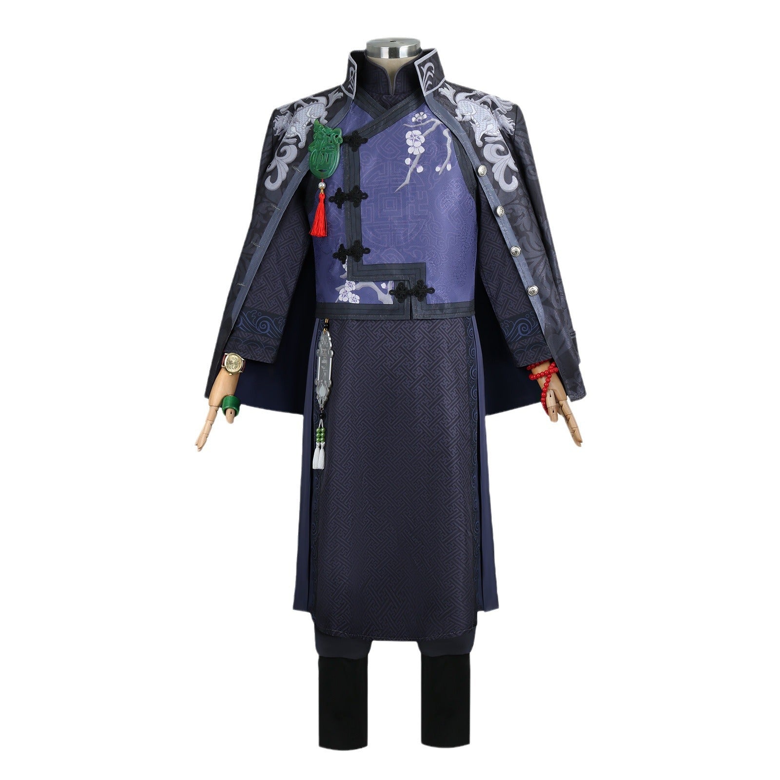 Identity V Under Truth Qilin Merchant Black White Wu Chang Cosplay Costumes