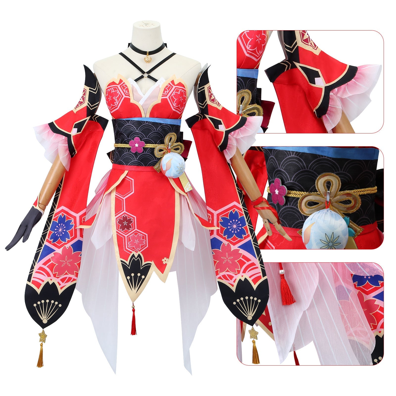 Honkai: Star Rail Masked Fools Sparkle Fullset with Mask Costumes