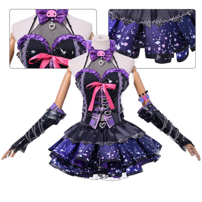Naraka: Bladepoint Tessa X Kuromi Maid Outfit Cosplay Costumes