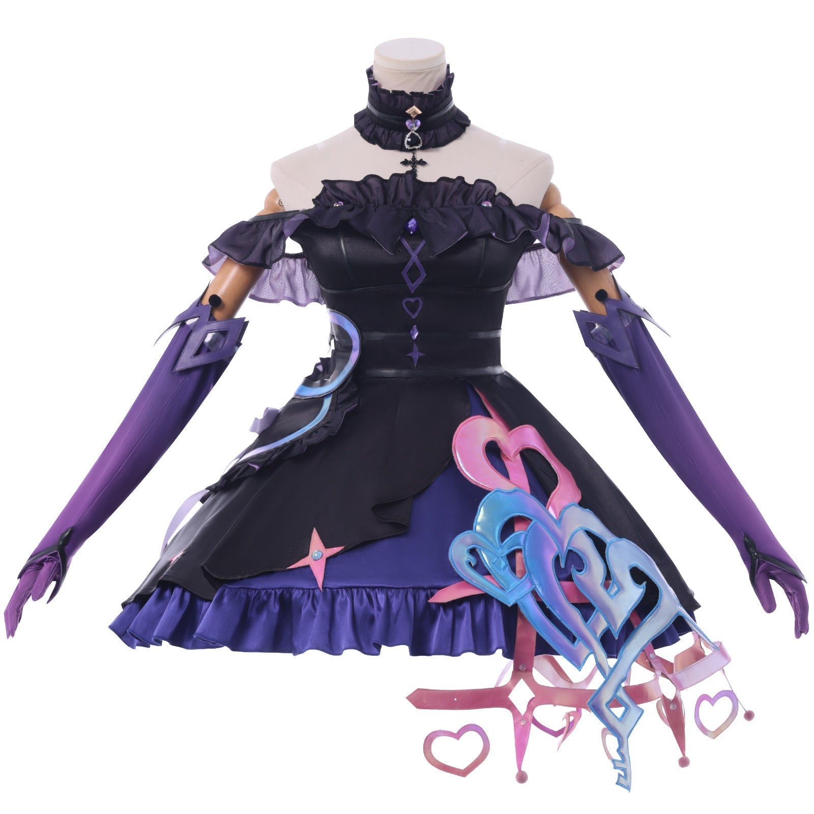 Game Honor of Kings Angela X Kuromi Heart Skin Cosplay Costumes