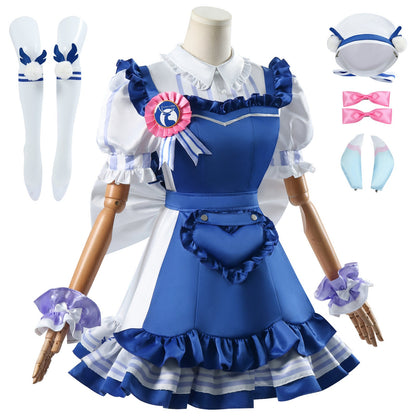 Game Genshin Impact Sigewinne X Luckin Coffee Cosplay Costumes
