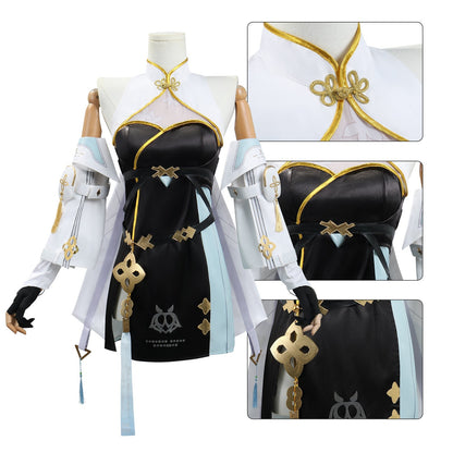 Game Wuthering Waves Rover Baizhi Cheongsam Cosplay Costumes
