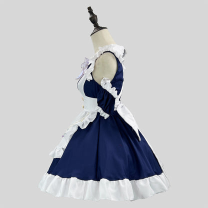 Cute Bow Maid Outfit Crossdresser Plus Dress Cosplay Costume