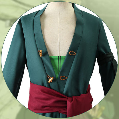 Anime Navigation Wano Country Roronoa Zoro Kimono Cosplay Costumes