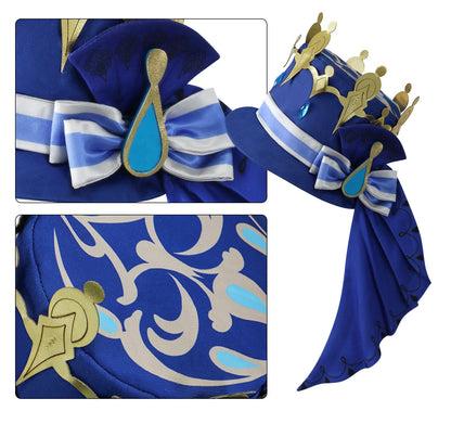 Genshin Impact Focalors Furina de Fontaine Black Cosplay Costumes