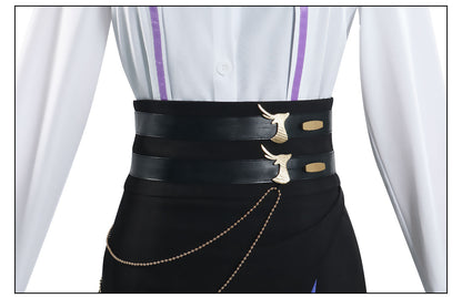 Game Genshin Impact Clorinde X Luckin Coffee Cosplay Costumes
