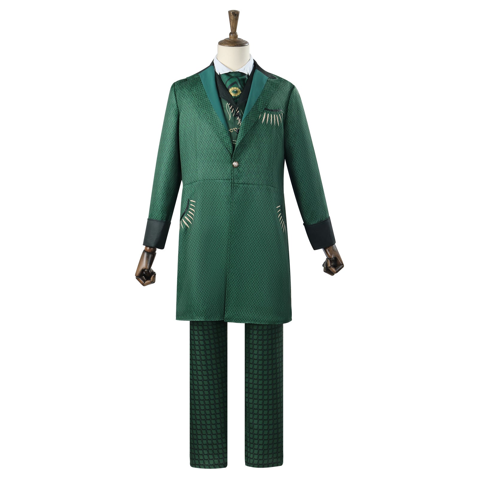 Wicked The Wonderful Wizard of Oz Green Suit Cosplay Costumes