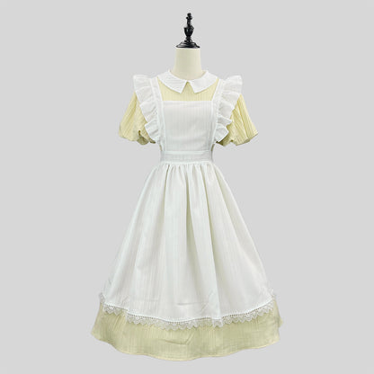 Classic Maid Outfit Long Dress Plus Size Crossdress Cosplay Costume