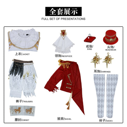 Identity V Hullabaloo Mike Morton Brightest Star Cosplay Costumes